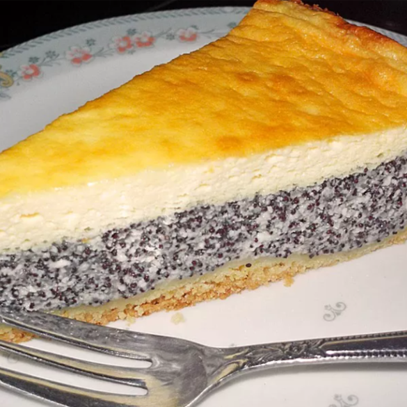 Mohn-Quark-Kühlschrankkuchen