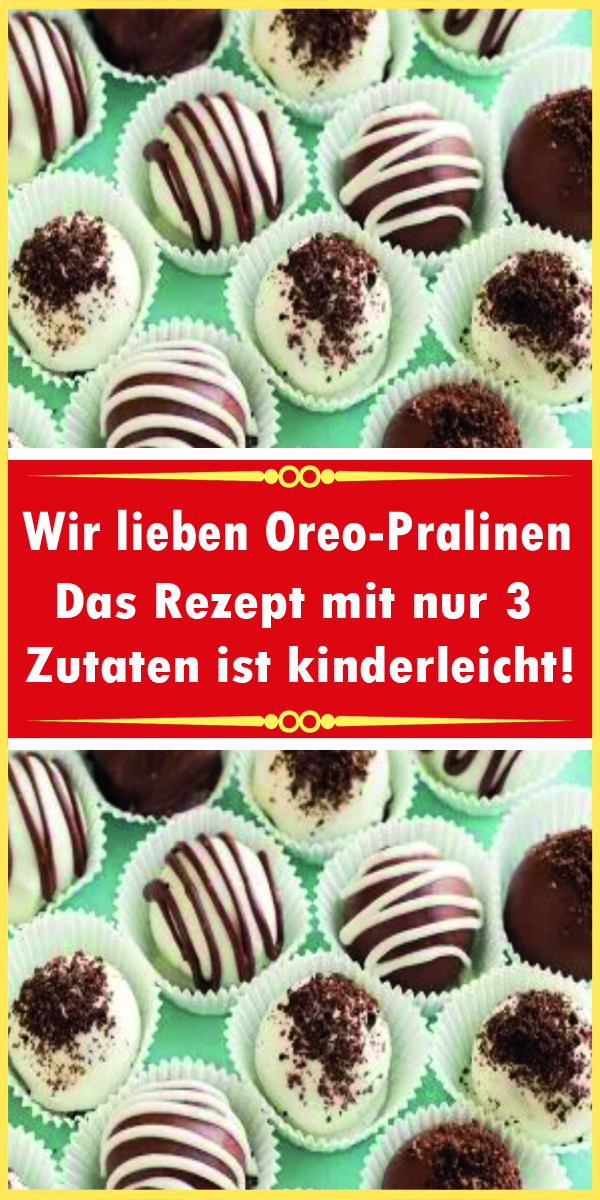 Wir lieben Oreo-Pralinen: Das Rezept mit nur 3 Zutaten ist kinderleicht!