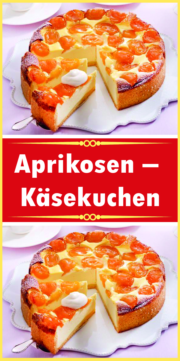 Aprikosen – Käsekuchen