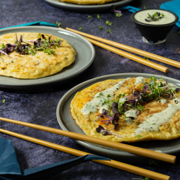 Japanische Pfannkuchen – Okonomiyaki