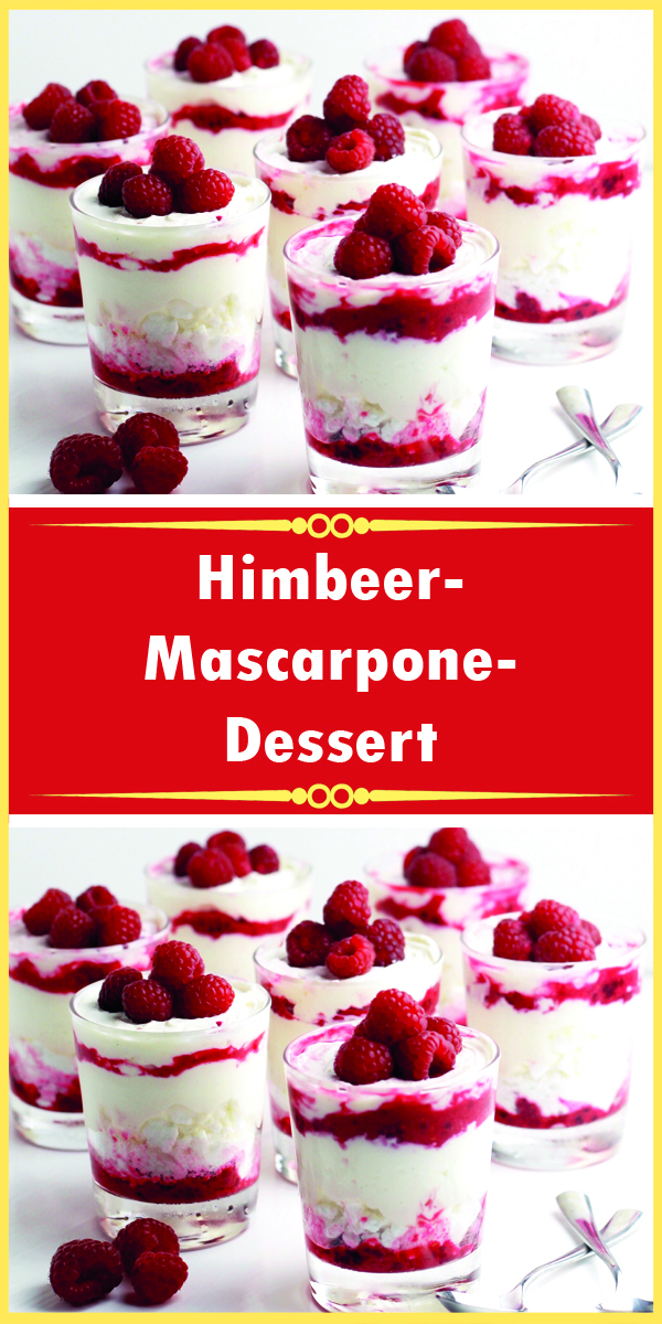 Himbeer-Mascarpone-Dessert