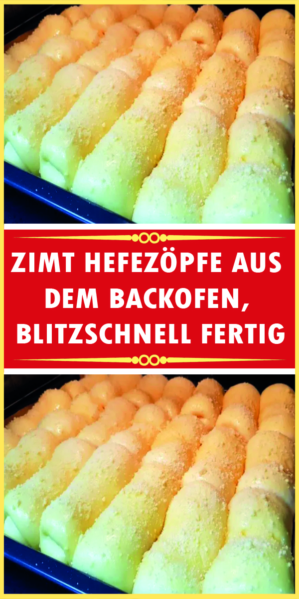 ZIMT HEFEZÖPFE AUS DEM BACKOFEN, BLITZSCHNELL FERTIG