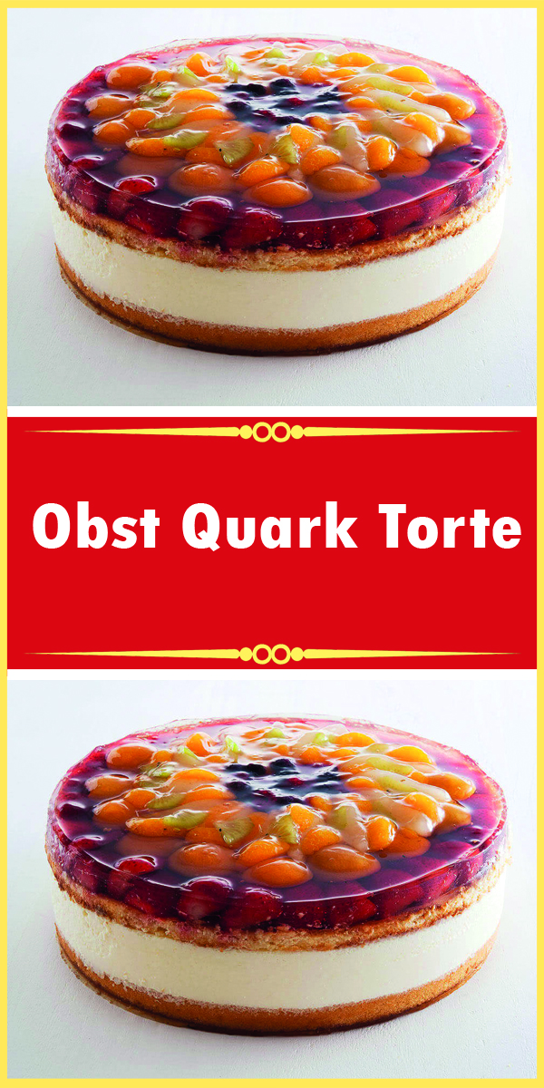 Obst Quark Torte