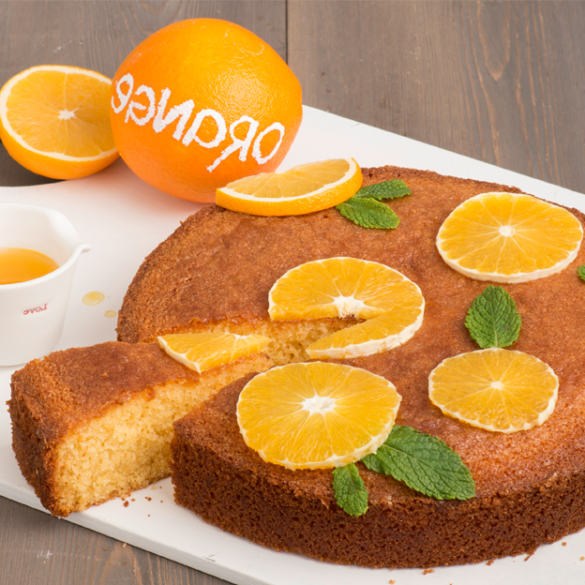 Orangen-Grieß-Kuchen
