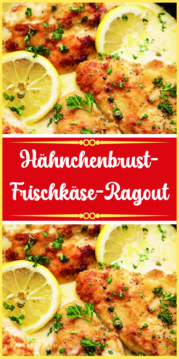 Hähnchenbrust-Frischkäse-Ragout