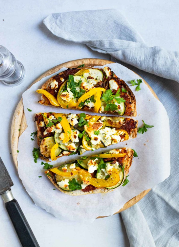 GEMÜSE-FLADENBROT-PIZZA – Rezeptehome