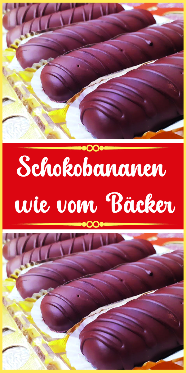 Schokobananen wie vom Bäcker