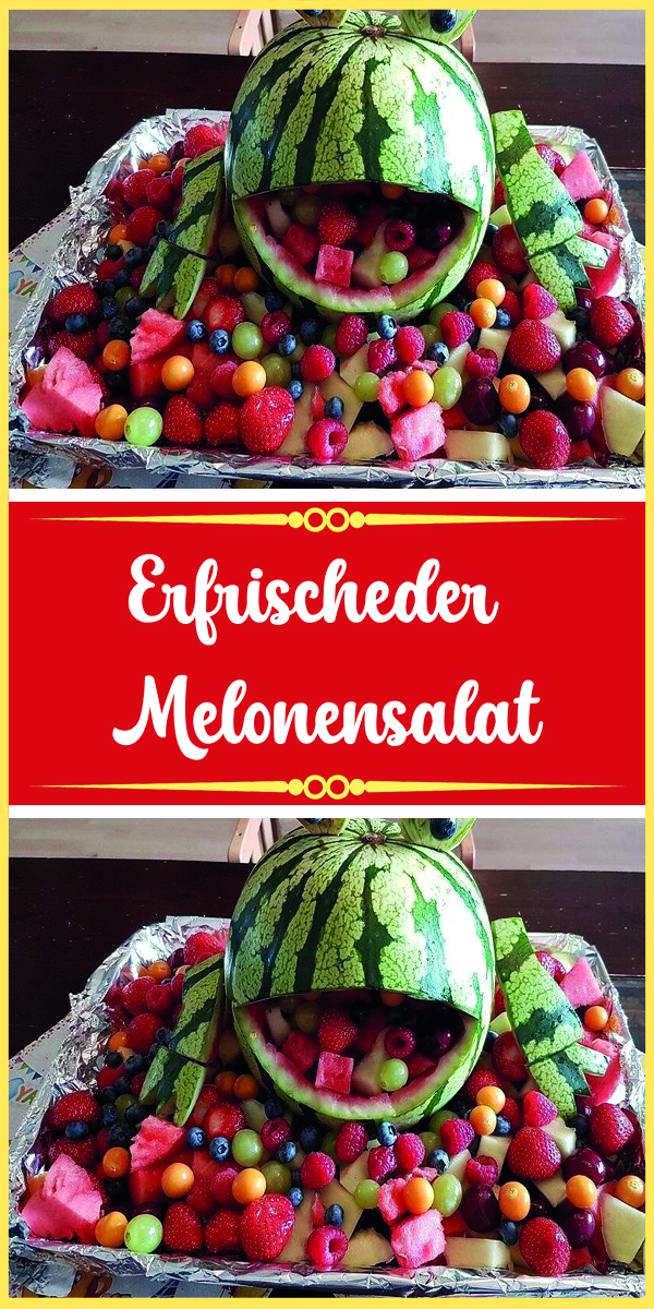 Erfrischeder Melonensalat