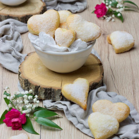 Herzen aus Quarkölteig – Aus Liebe zum Backen