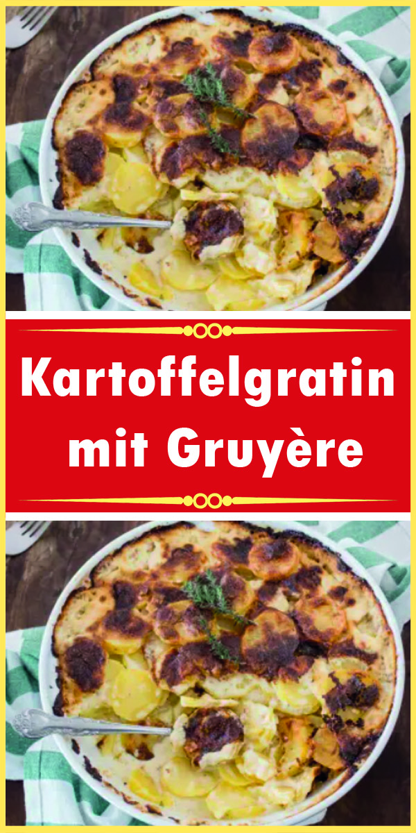 Potato gratin with Gruyère