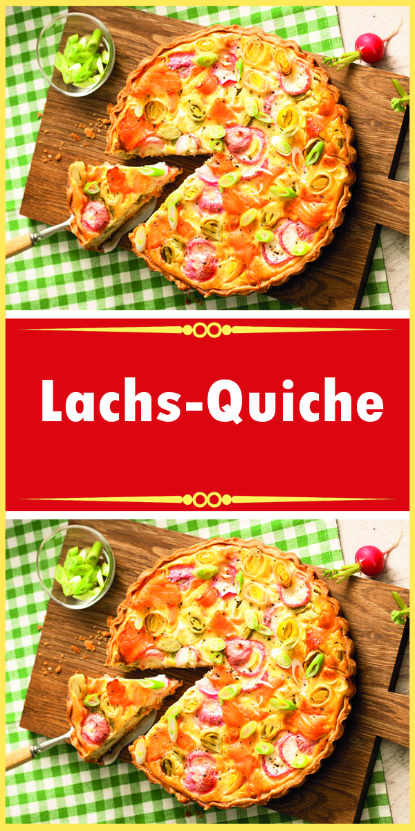 Lachs-Quiche