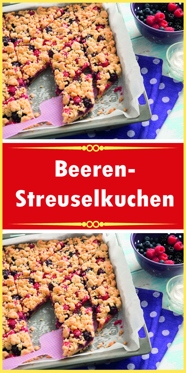 Beeren-Streuselkuchen