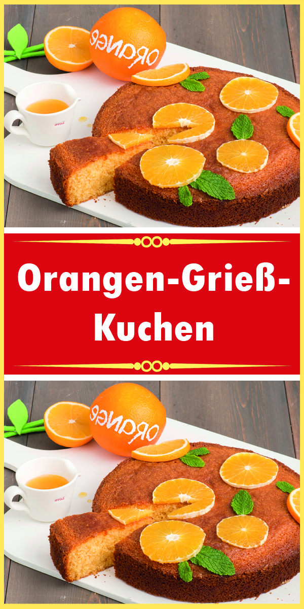 Orangen-Grieß-Kuchen