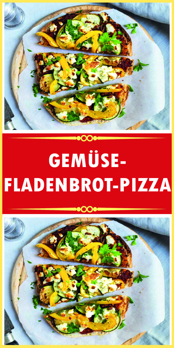 GEMÜSE-FLADENBROT-PIZZA