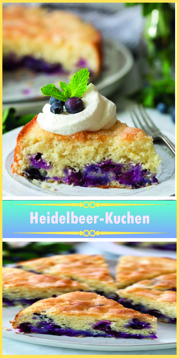 Heidelbeer-Buttermilch-Kuchen – Rezeptehome