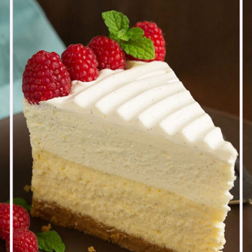 Vanilleschoten Kasekuchen