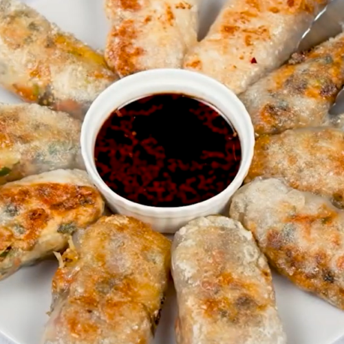 Thunfischbällchen mit Zitronensauce