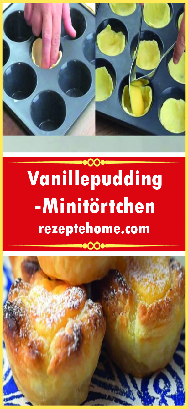 Vanillepudding-Minitörtchen