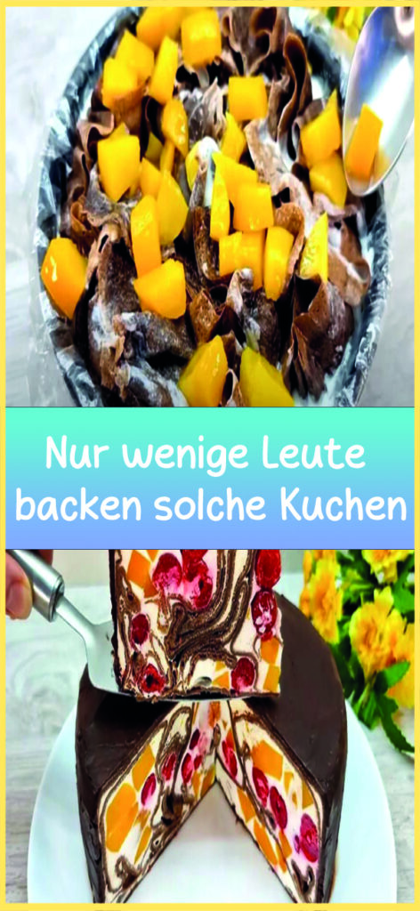 Nur wenige Leute backen solche Kuchen