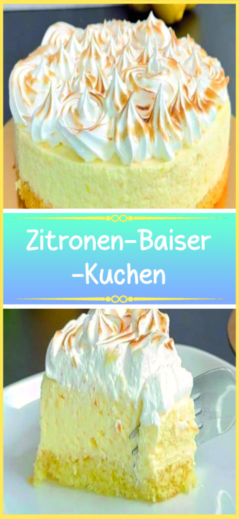 Zitronen-Baiser-Kuchen