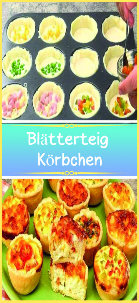 Blätterteig Körbchen