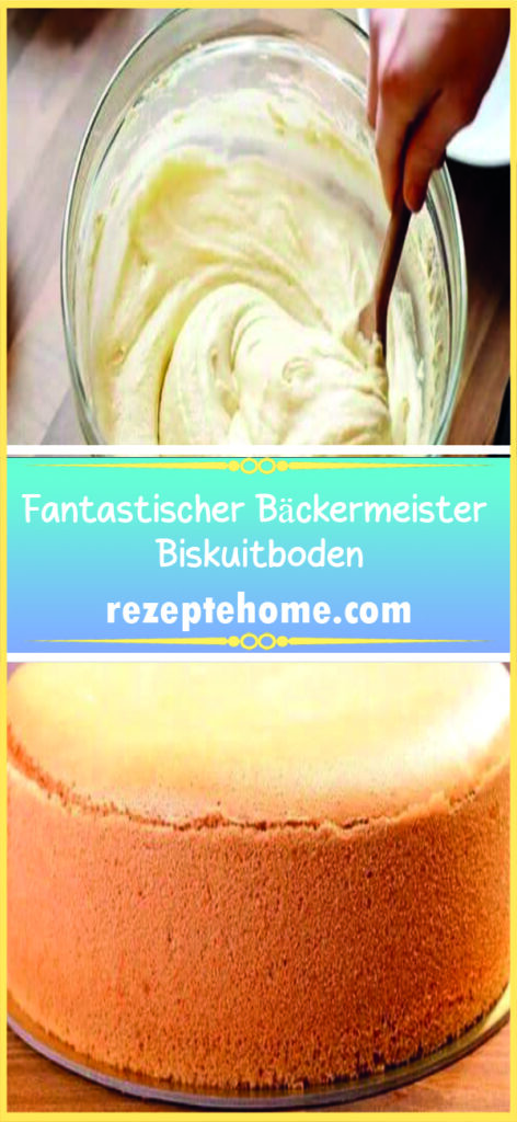 Fantastischer Bäckermeister Biskuitboden