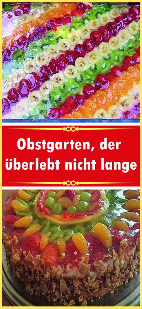 Obstgarten, der überlebt nicht lange