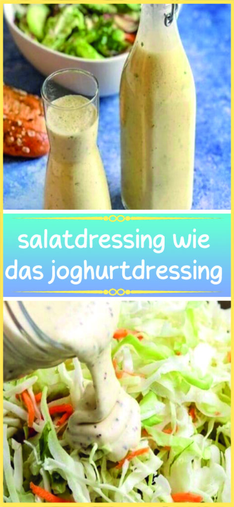 salatdressing wie das joghurtdressing 