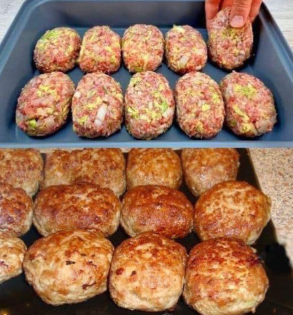 Frikadellen aus dem Ofen, fast ohne Fett – Rezeptehome