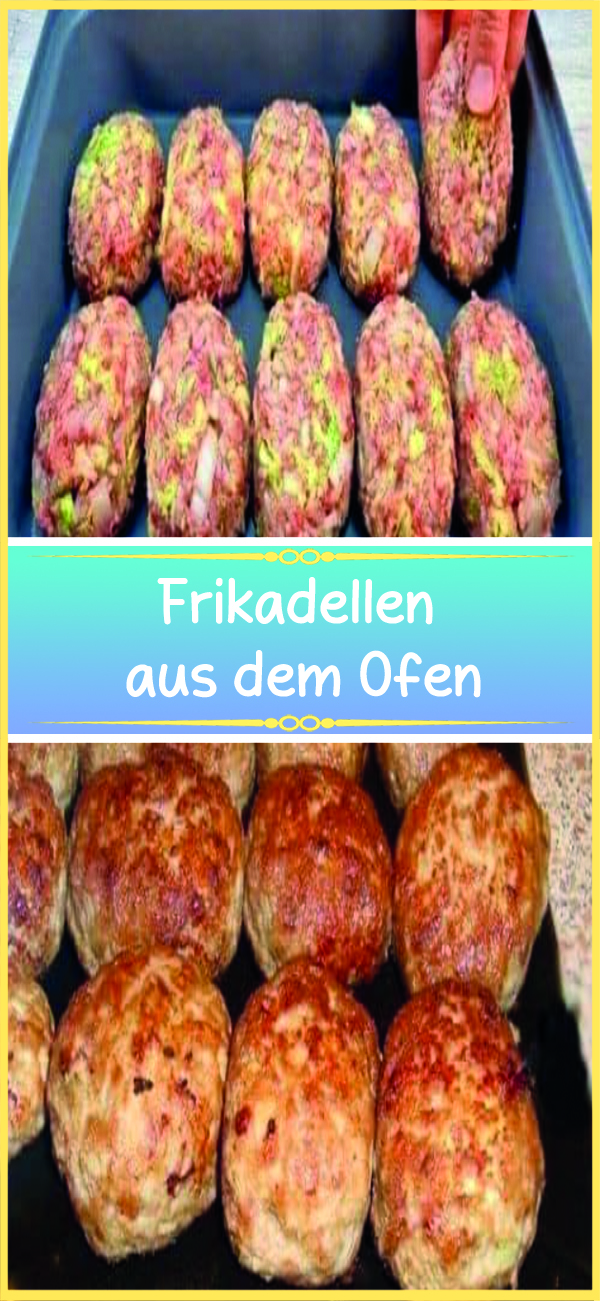 Frikadellen aus dem Ofen, fast ohne Fett – Rezeptehome