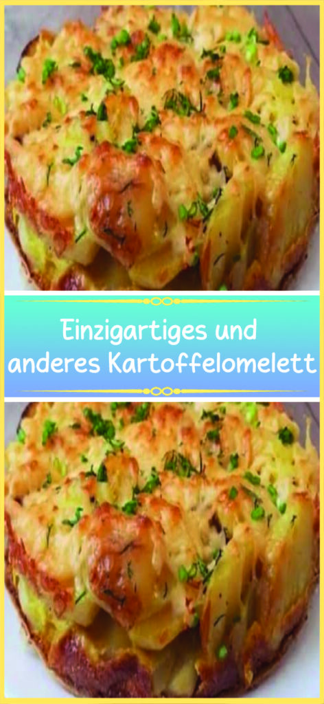 Einzigartiges und anderes Kartoffelomelett