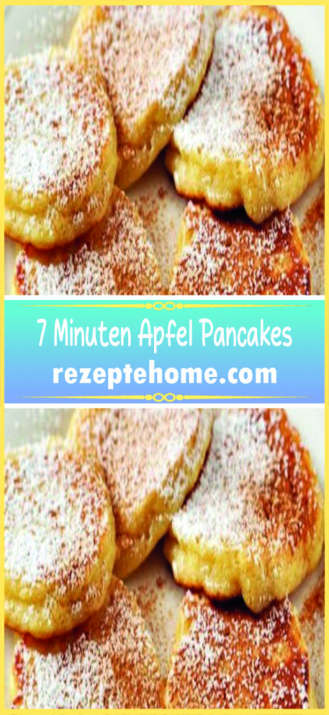 7 Minuten Apfel Pancakes