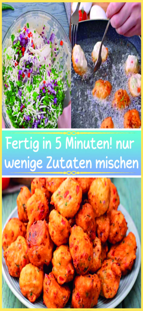 Fertig in 5 Minuten! nur wenige Zutaten mischen