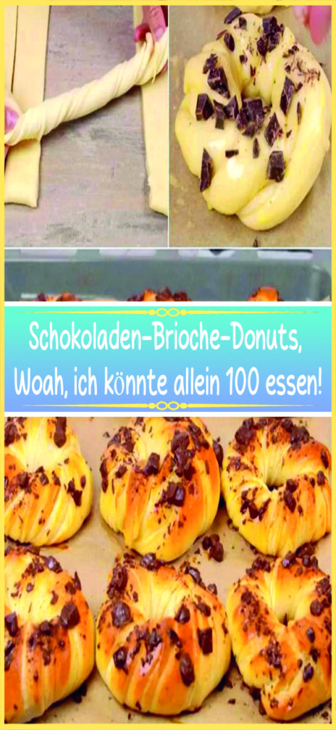 Schokoladen-Brioche-Donuts