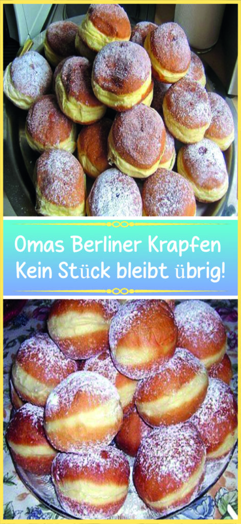 Omas Berliner Krapfen Kein Stück bleibt übrig!