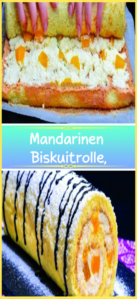 Mandarinen Biskuitrolle