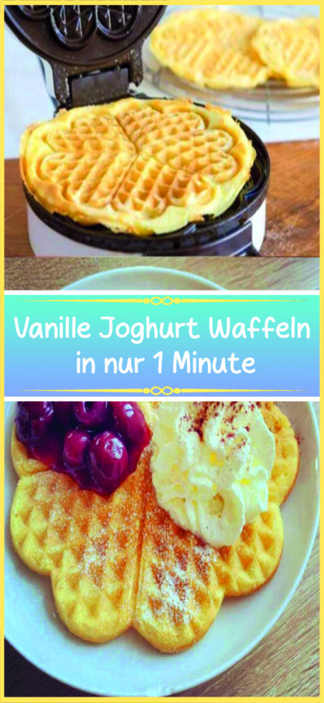 Vanille Joghurt Waffeln