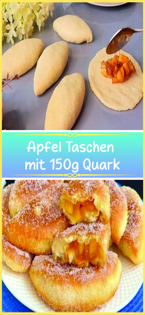 Apfel Taschen mit 150g Quark