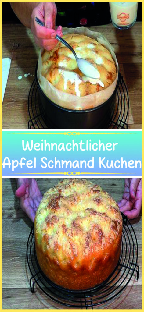  Weihnachtlicher Apfel Schmand Kuchen