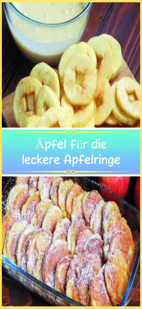 Äpfel für die leckere Apfelringe