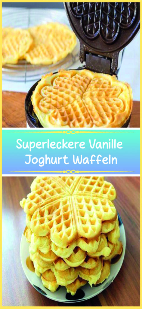 Superleckere Vanille Joghurt Waffeln