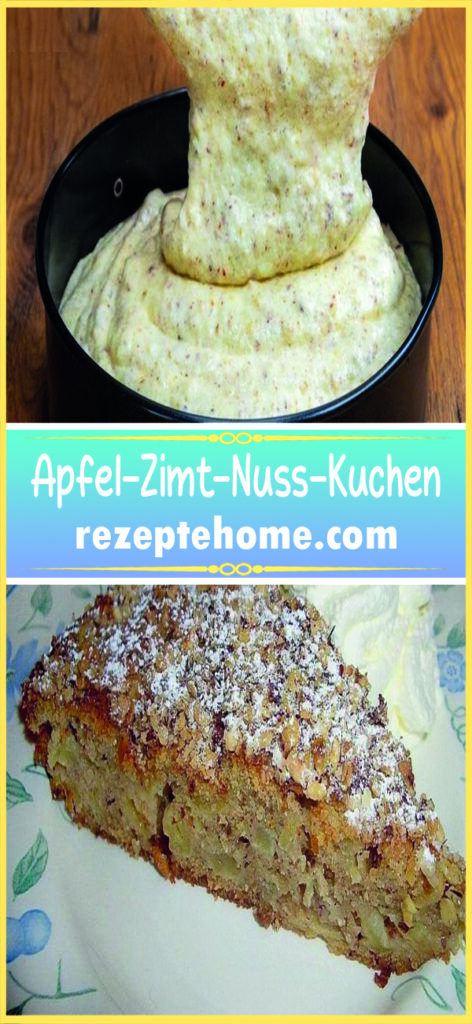 Apfel-Zimt-Nuss-Kuchen