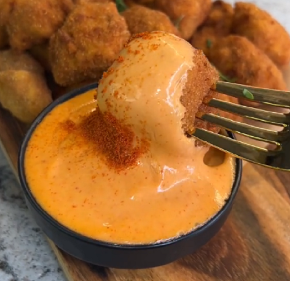 Fried Chicken - Spicy Dip - Rezeptehome