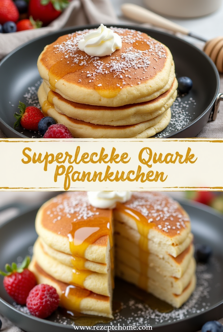 Superleckere Quark Pfannkuchen ohne Mehl in 5 Minuten - Rezeptehome