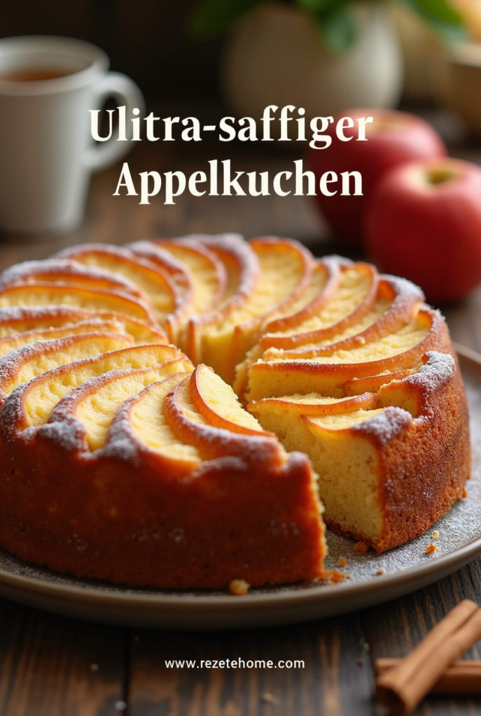 Ultrasaftiger Apfelkuchen