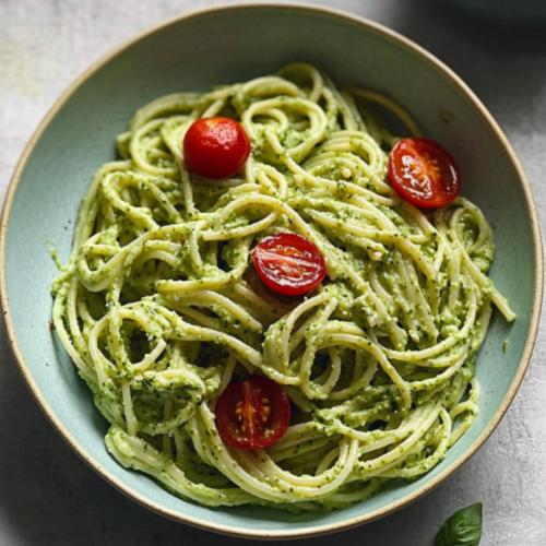 Rezept für cremige Green Goddess Pasta
