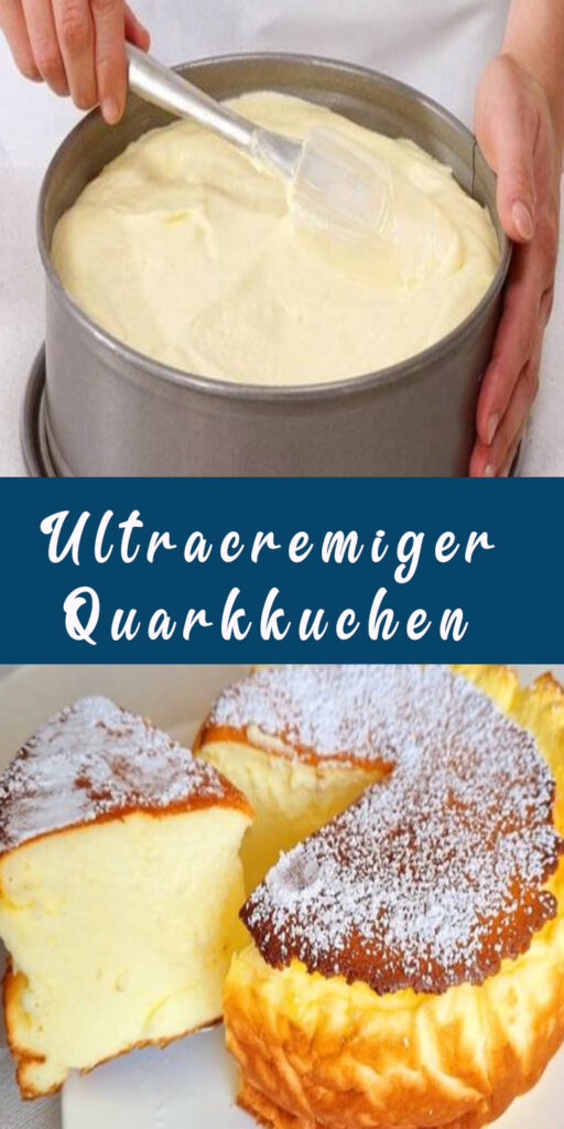 Ultracremiger Quarkkuchen i
