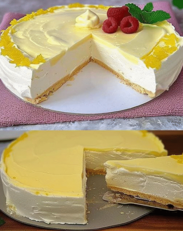 Zitronen Joghurt Torte - Rezeptehome