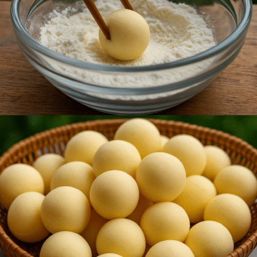 Milchpulverbällchen
