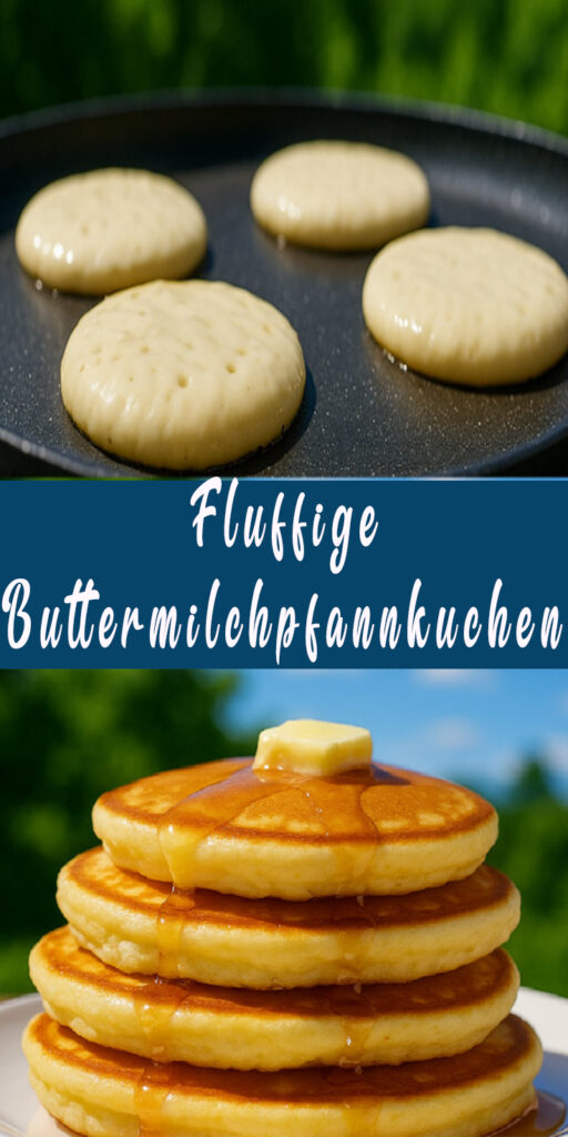Fluffige Buttermilchpfannkuchen